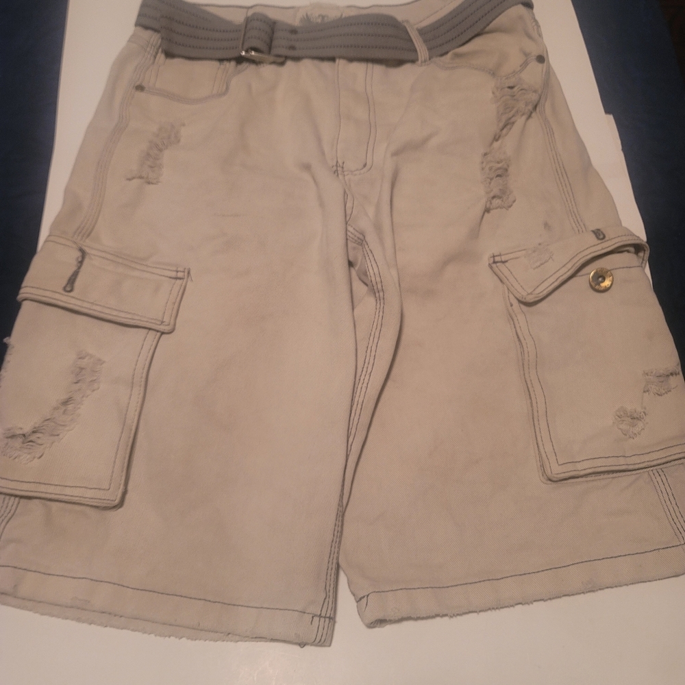 Men's Khaki Shorts by F.U.S.A.I